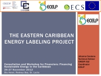 Carstens - ECELP Overview - OAS Finance Workshop 2012